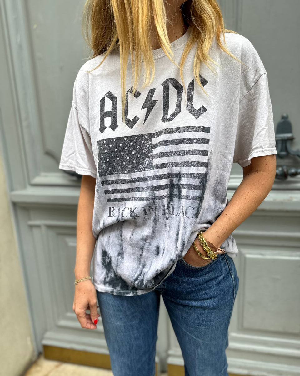 T-shirt Vintage Clint Noir Années 90 - Taille XL - Motif Musique Country Guitare - 100% Coton