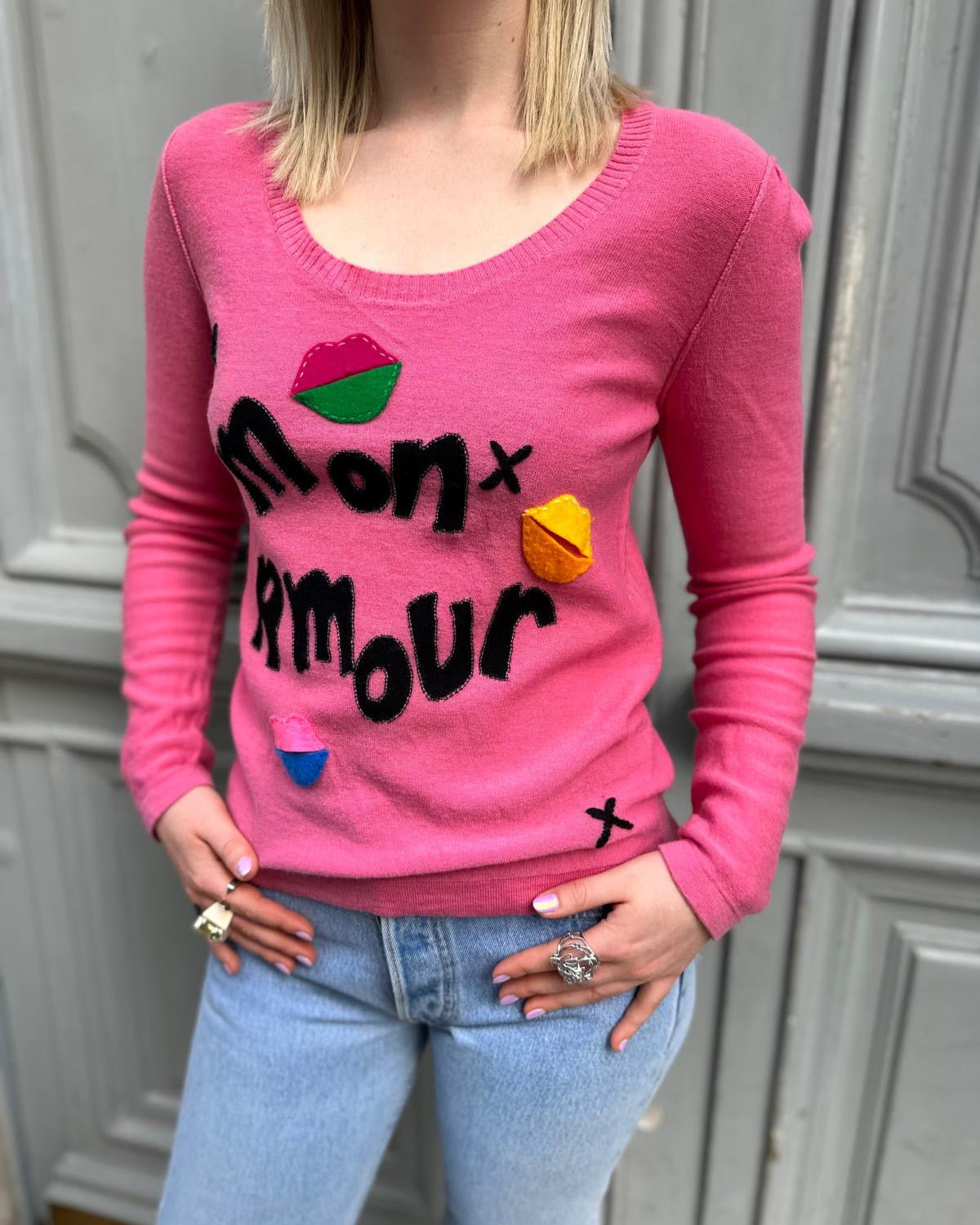 Pull Sonia Rykiel rose - Main Image