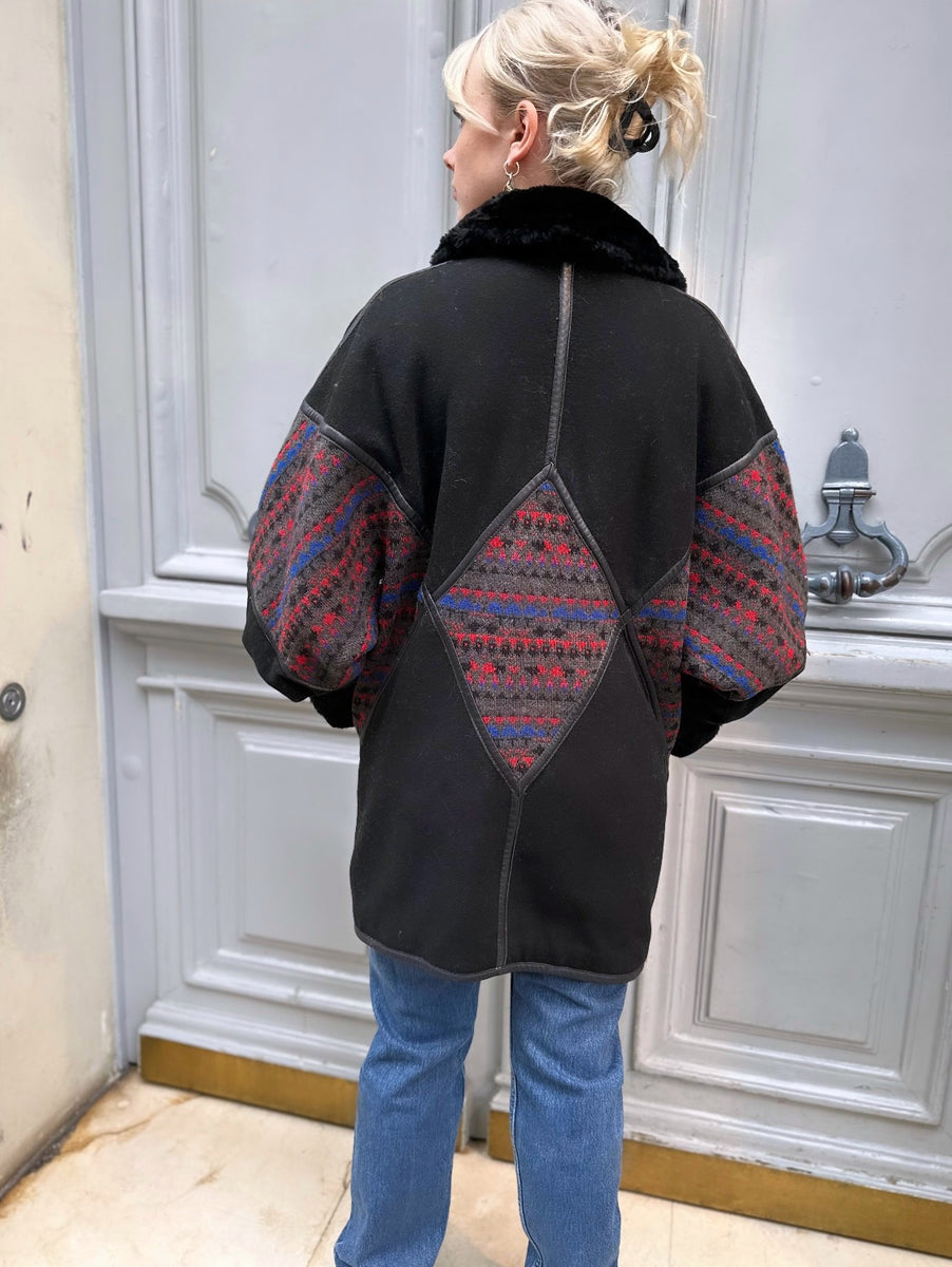 Manteau noir Mac Douglas �?? Le Vintage de Julie