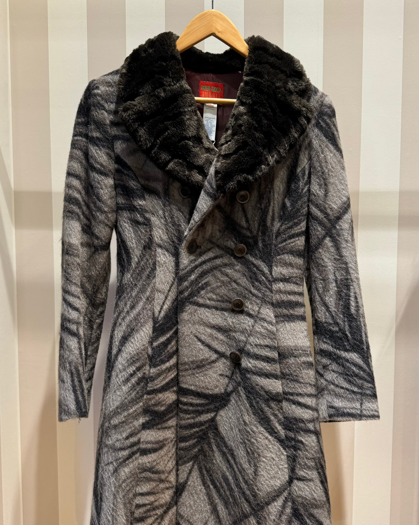Manteau Kenzo gris