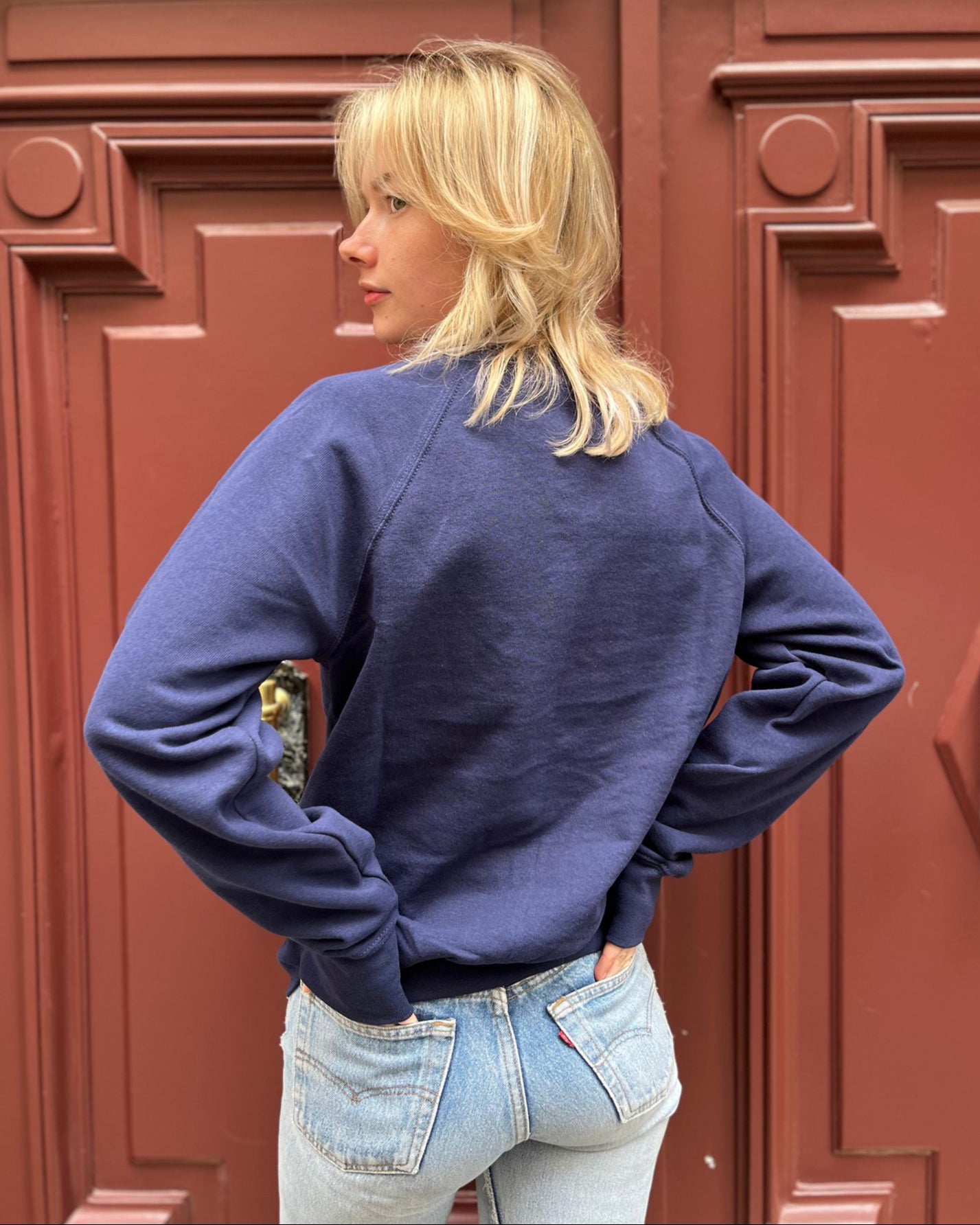 Sweat bleu marine Fruit of the Loom