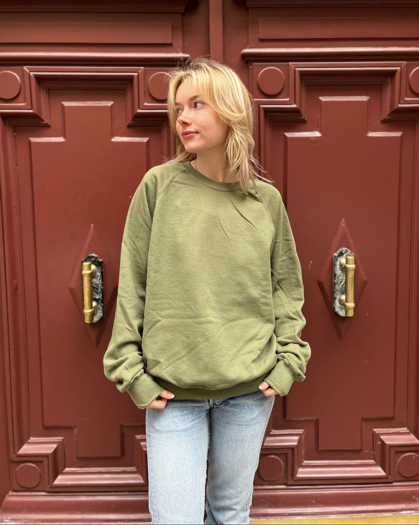 Sweat kaki Fruit of the Loom