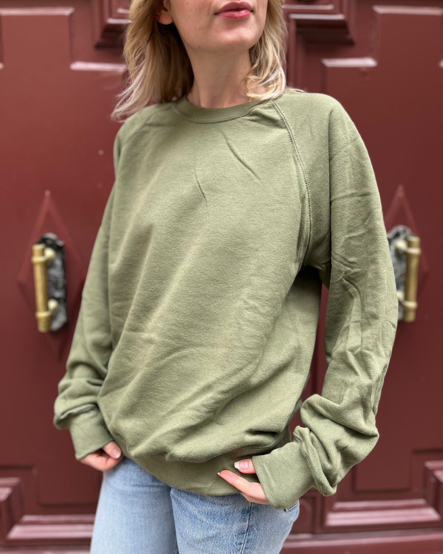 Sweat kaki Fruit of the Loom