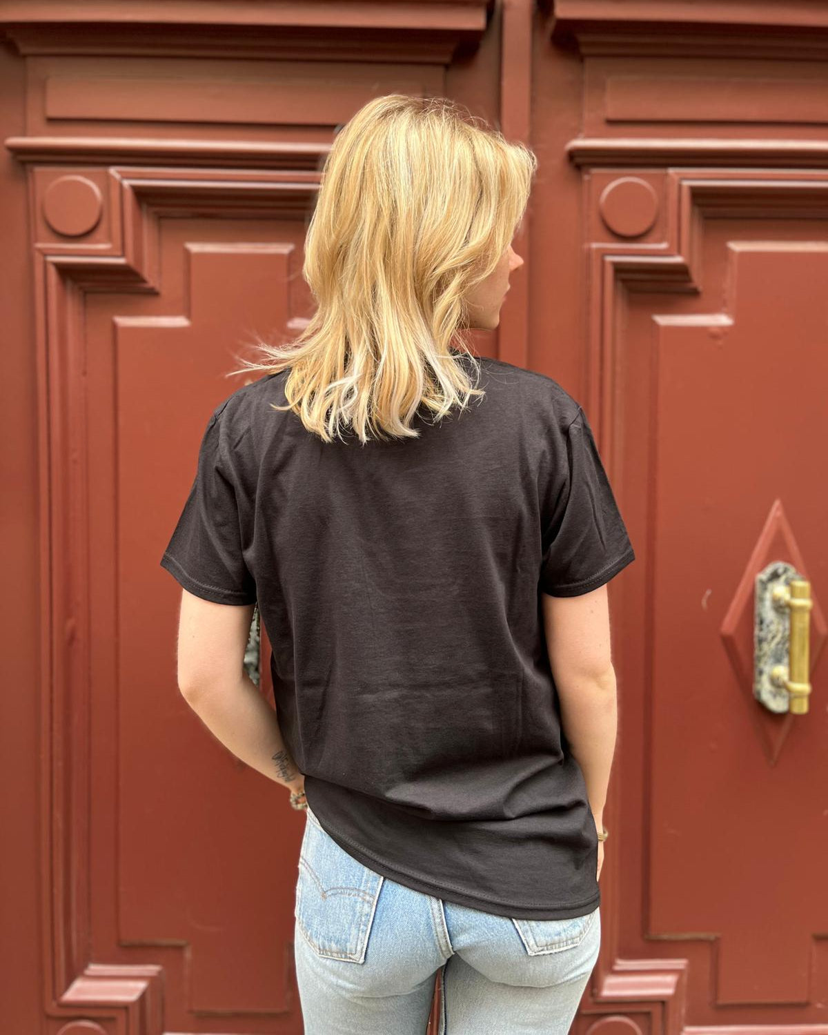 T-shirt noir Fruit of the Loom