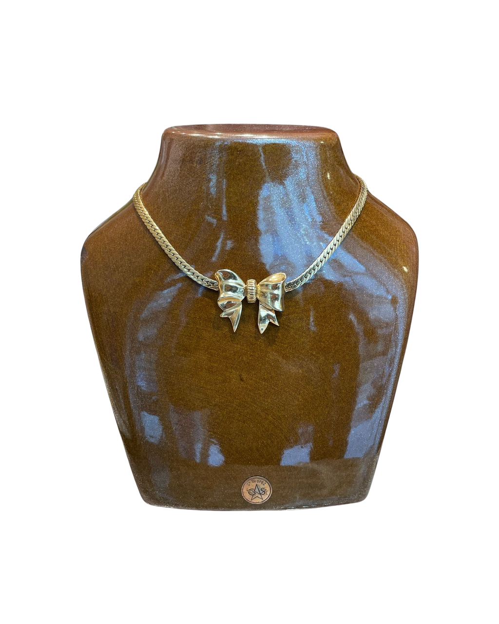 Collier noeud doré Nina Ricci