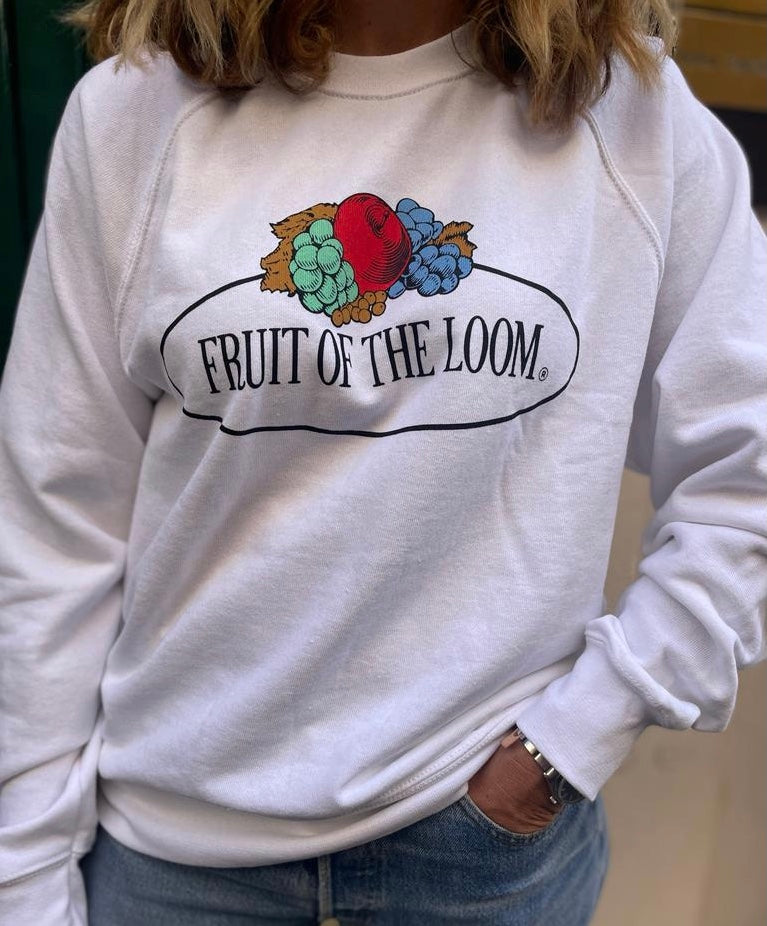 Sweat blanc Fruit of the loom