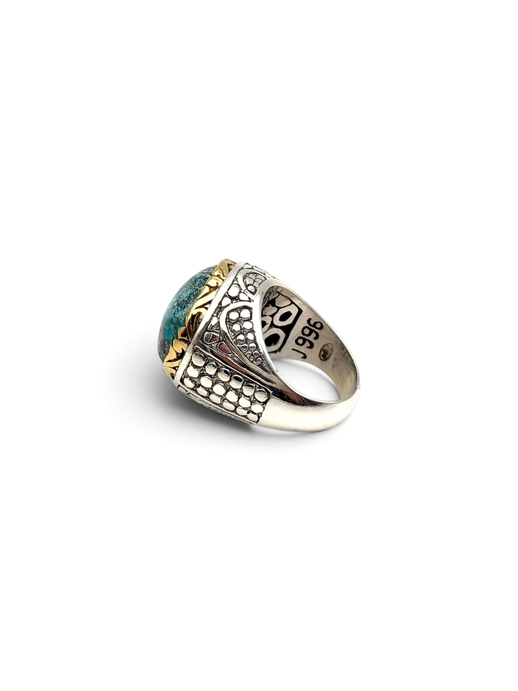 Bague chrysocolle « Terre d’Azur »