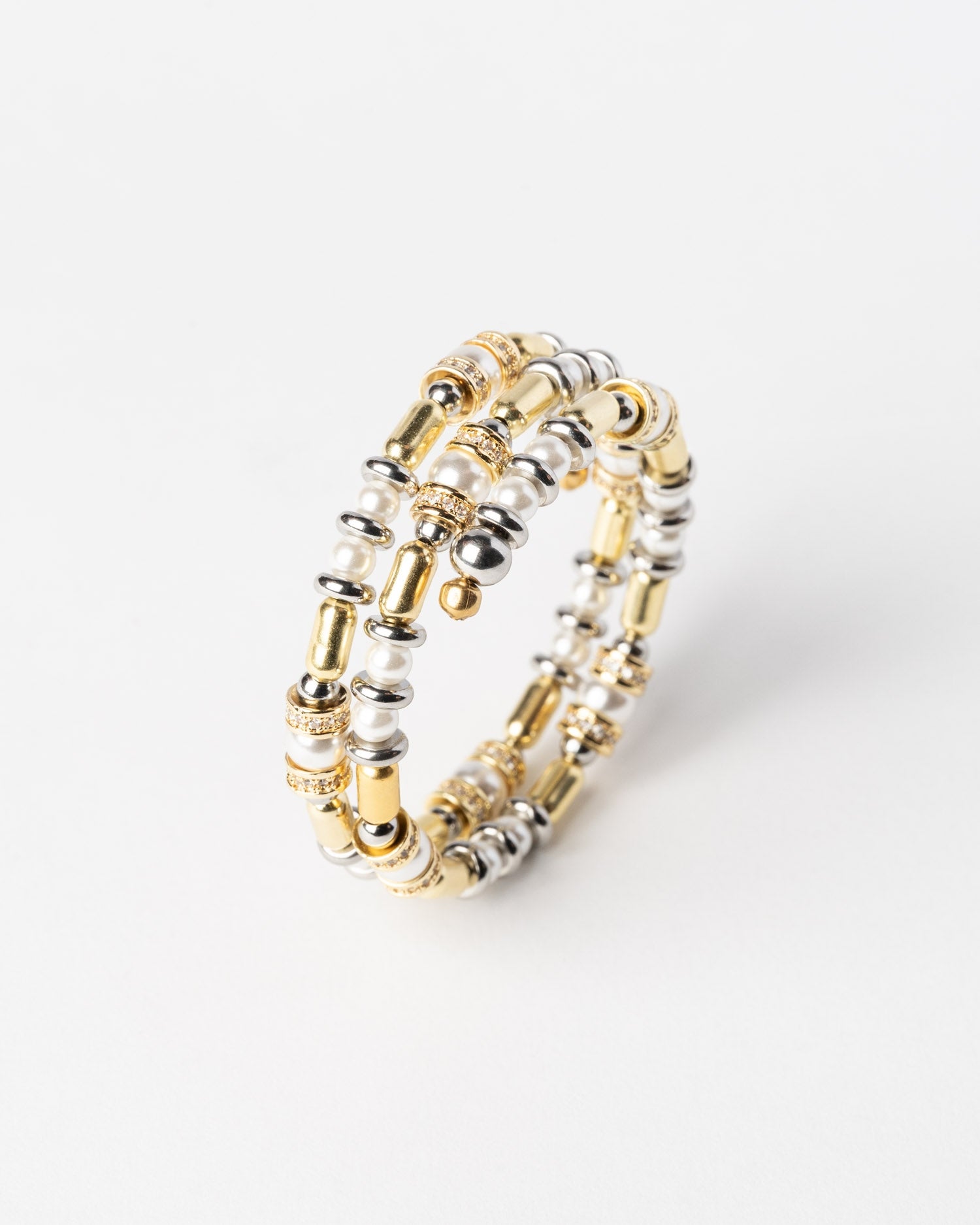 Bracelet Disc Pearl