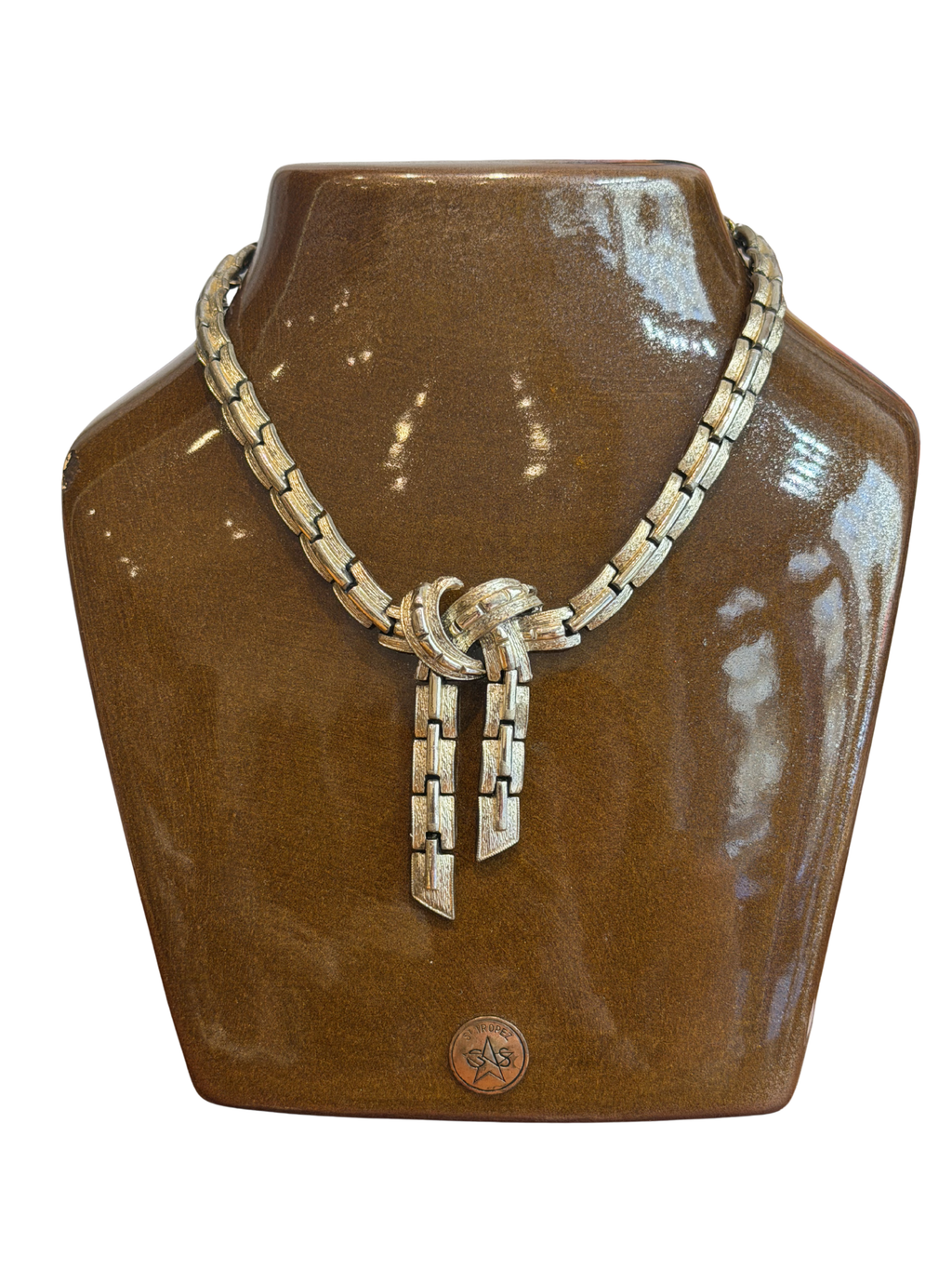 Collier vintage en argent années 60