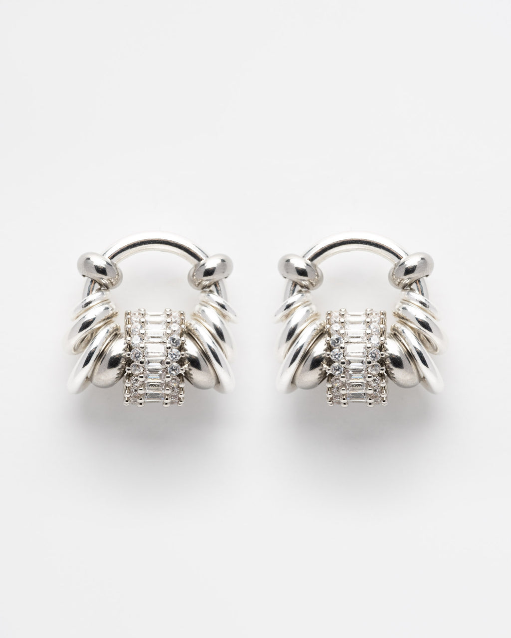 Boucles d'oreilles Chrome