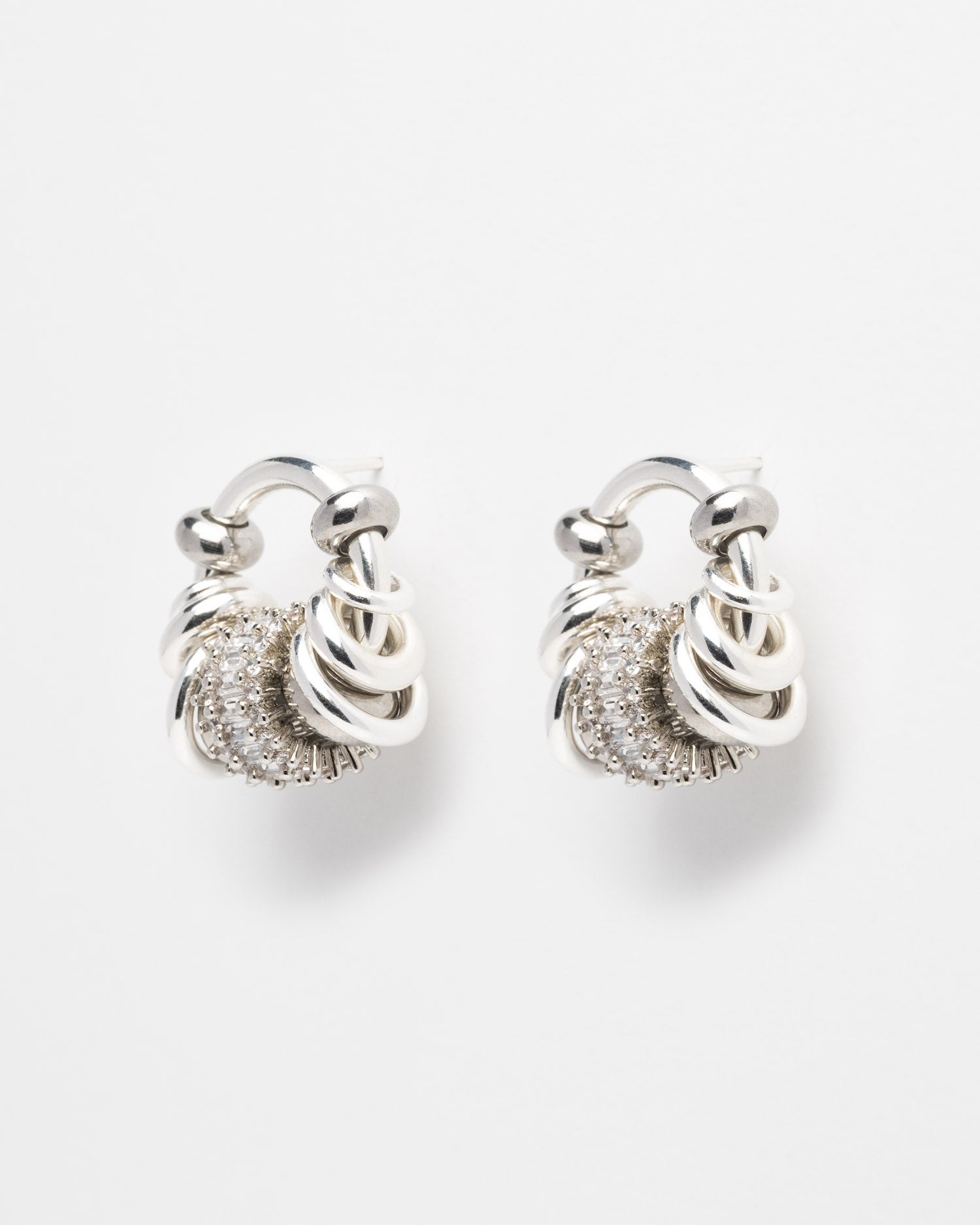 Boucles d'oreilles Chrome