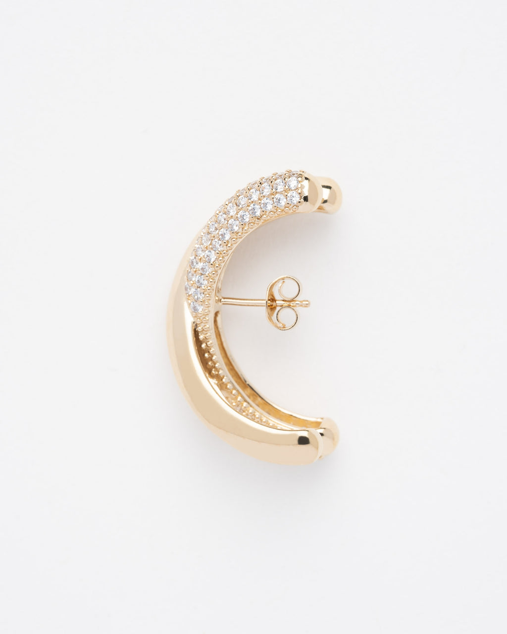 Boucle d'oreille X Or & Shiny