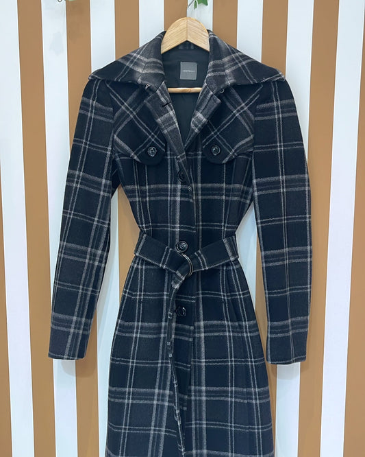 Manteau à carreaux 60's