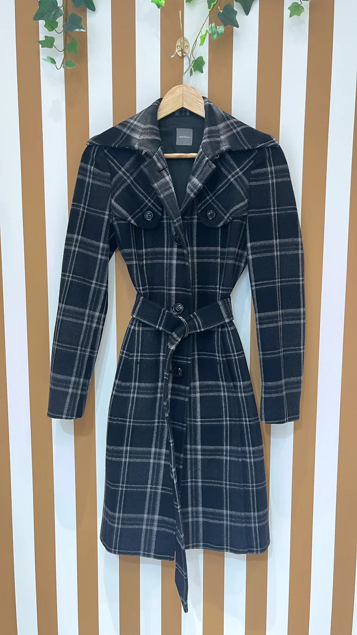 Manteau à carreaux 60's