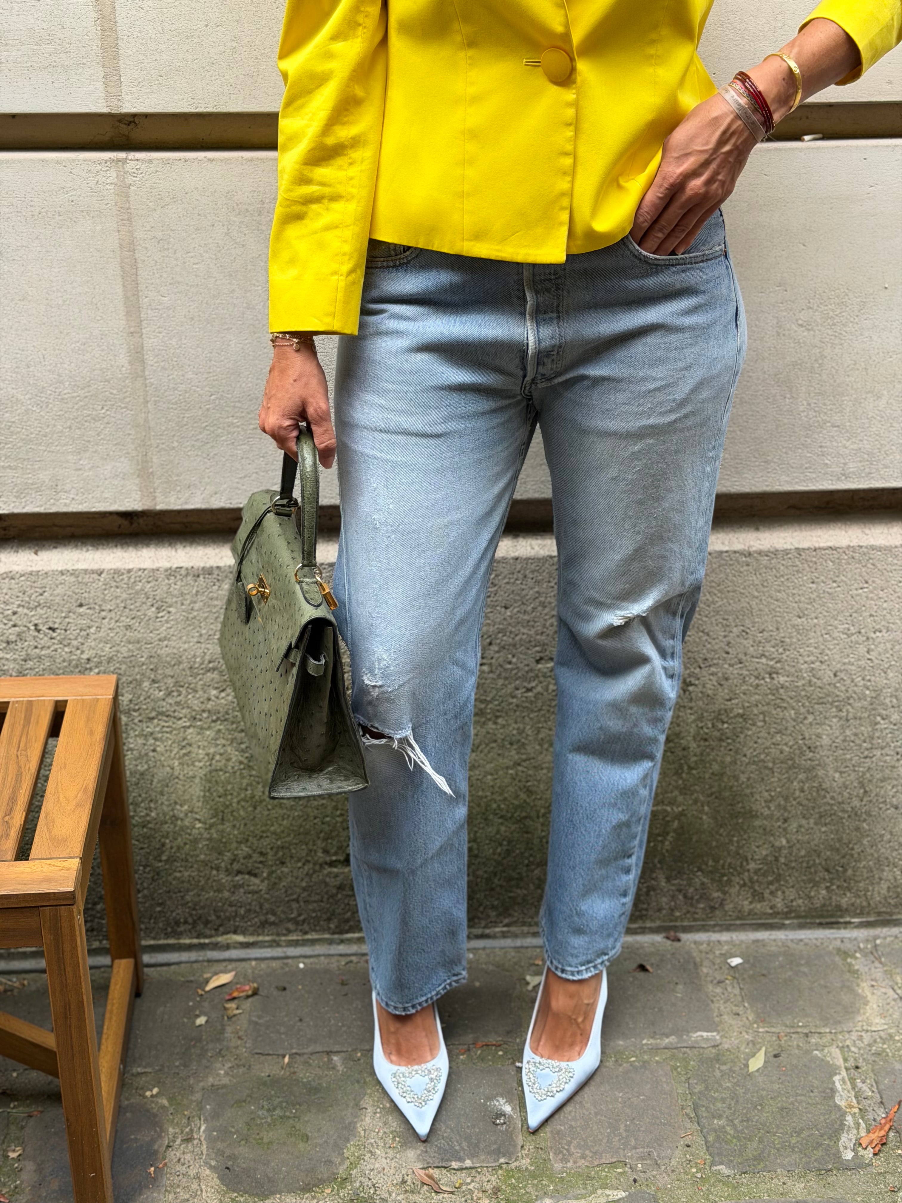 Veste Yves Saint Laurent variation jaune