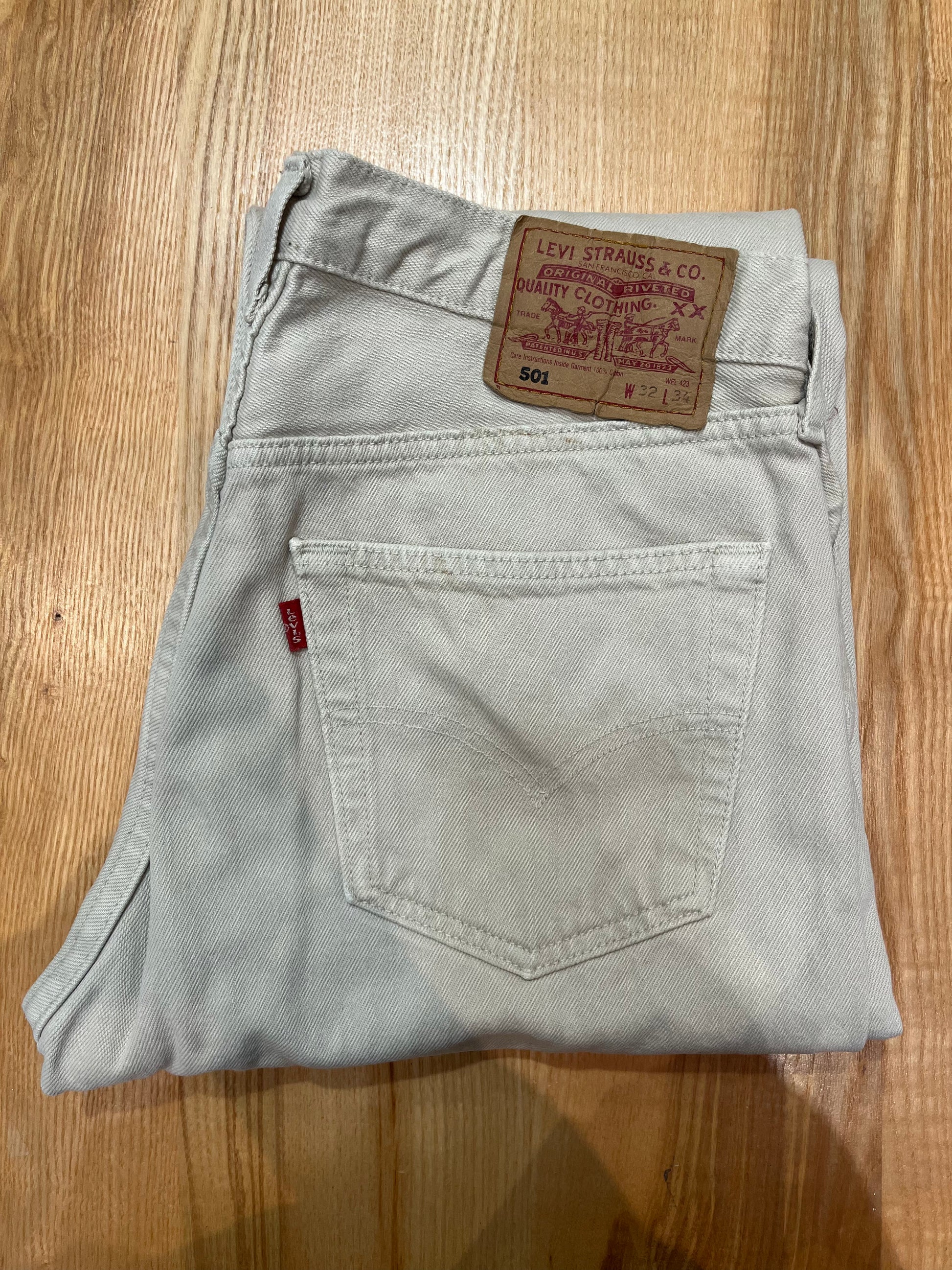 Levis 501 w32 l34 shop