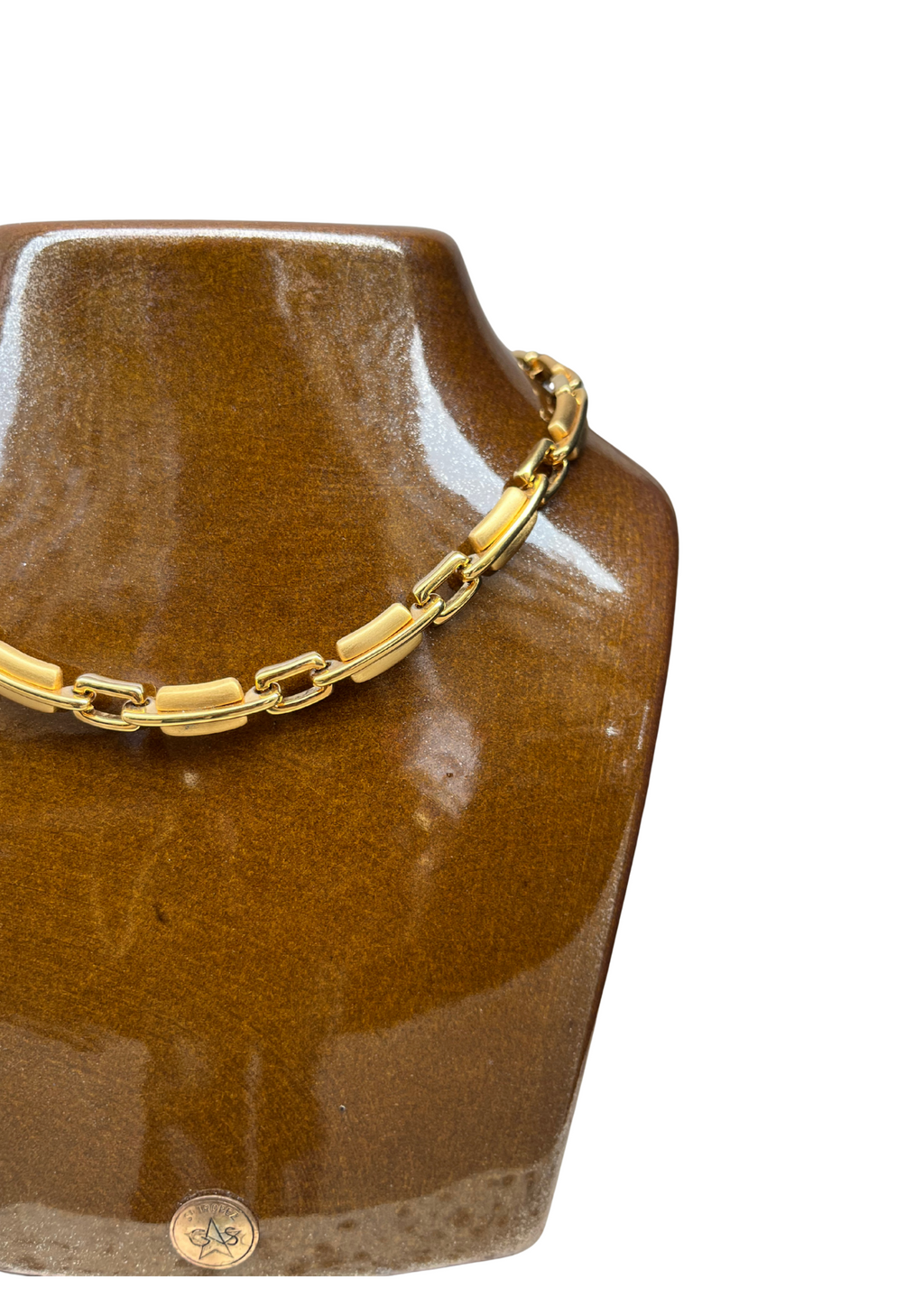 Collier à maillons dorés Monet