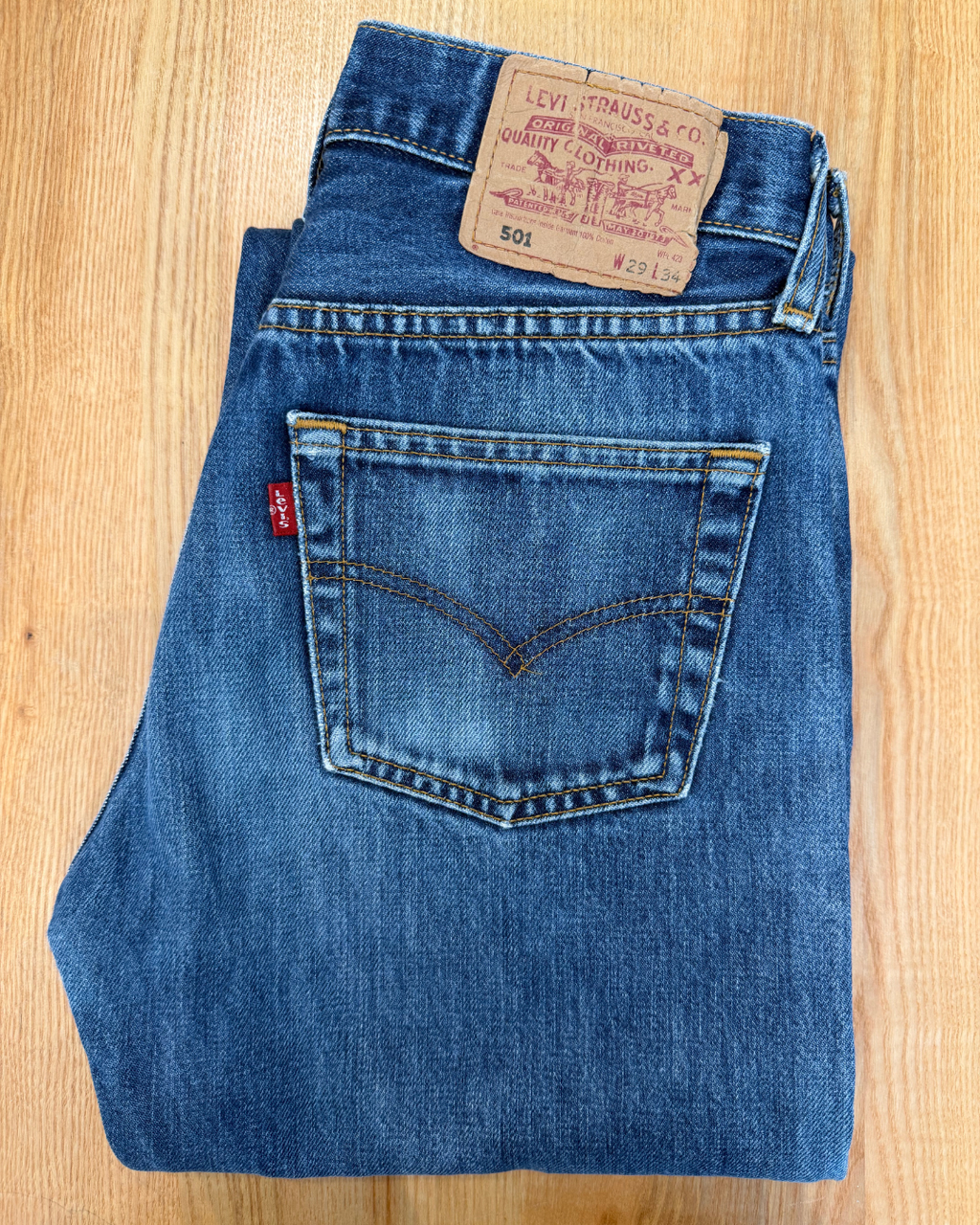 Jeans Levi's 501 W29 L34 - numéro H9