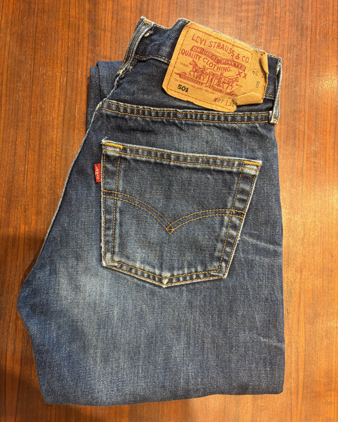 Jeans Levi's 501 W27 L34 - numéro F2