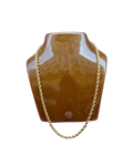 Collier torsadé doré Monet
