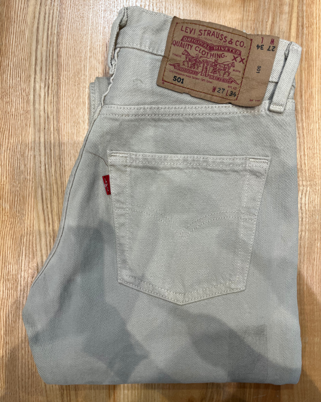 Jeans Levi's 501 W27 L34 - numéro 5F