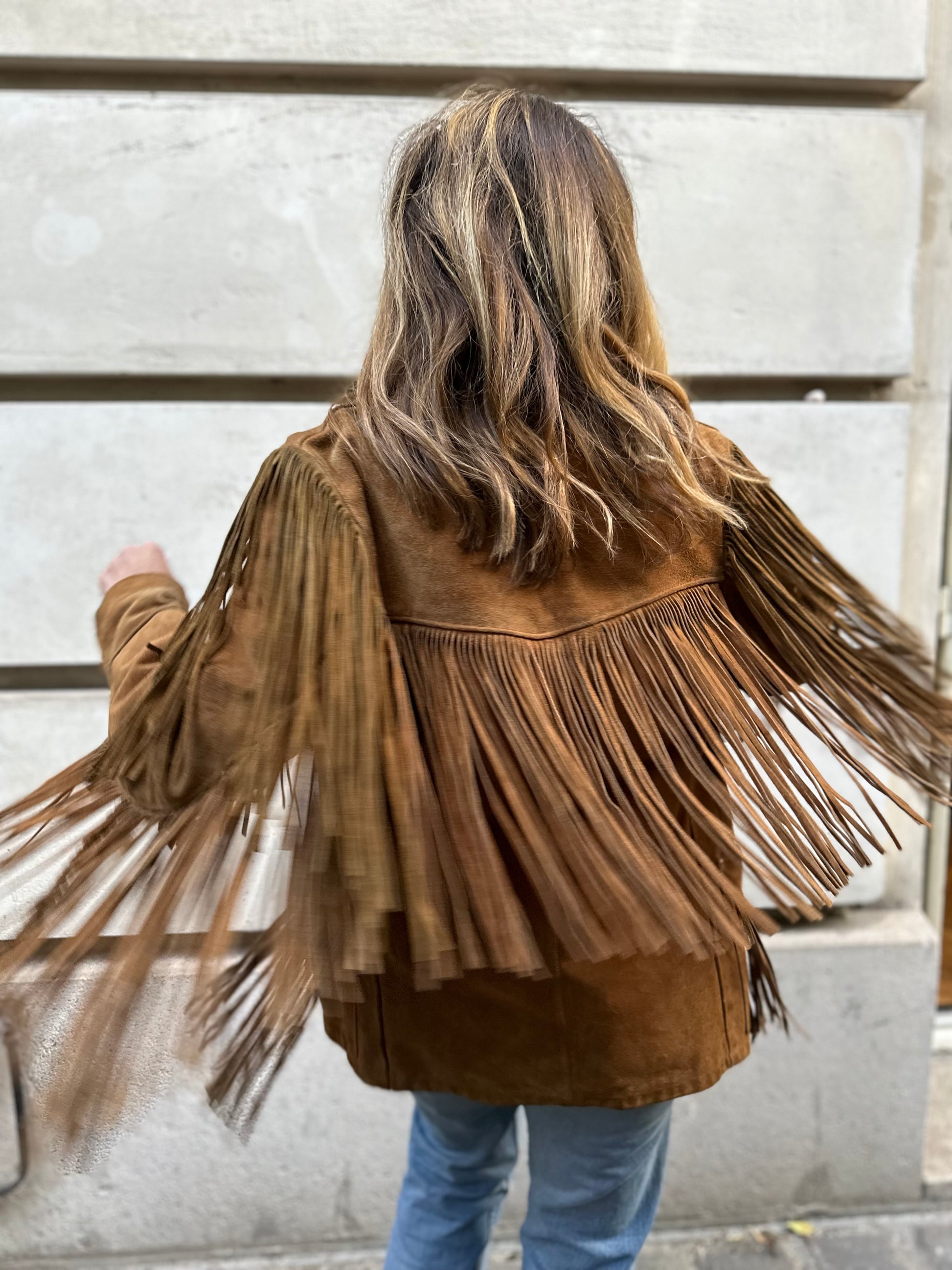 Veste à franges Schott