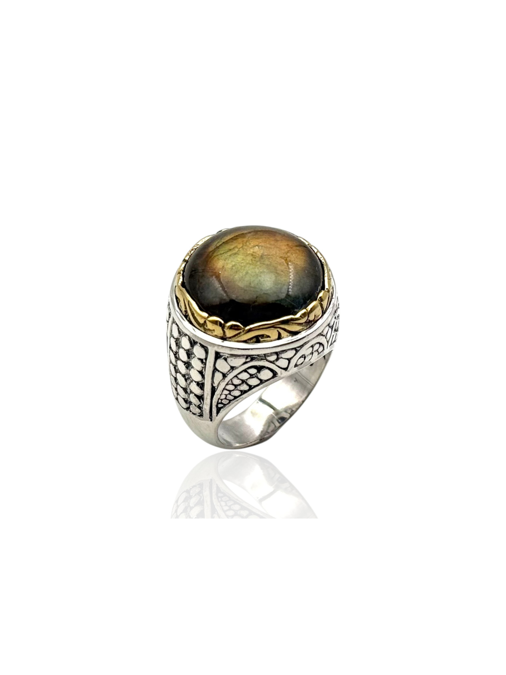 Bague labradorite « Éclat sauvage »