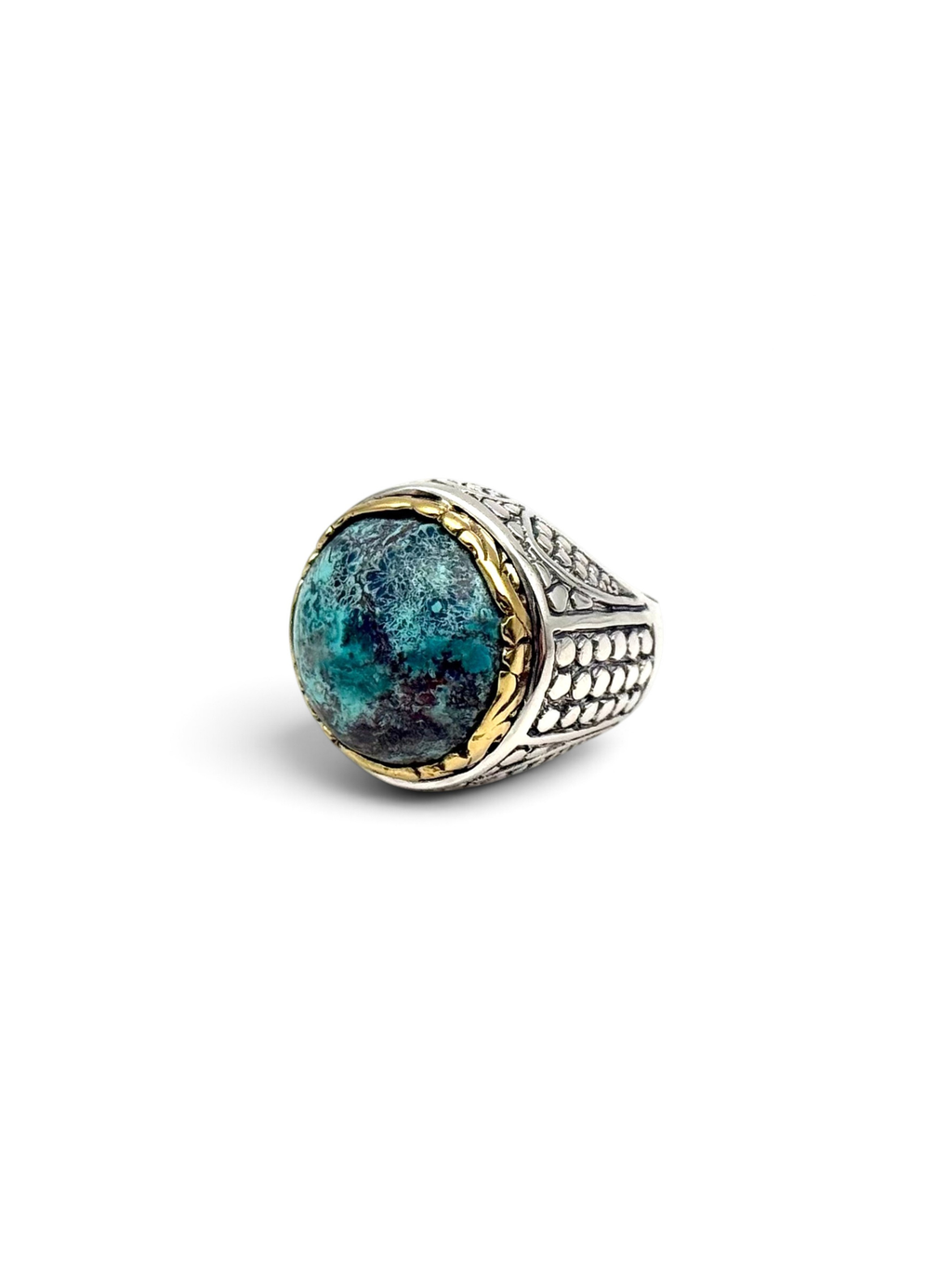 Bague chrysocolle « Terre d’Azur »