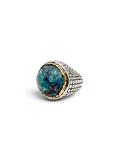 Bague chrysocolle « Terre d’Azur »