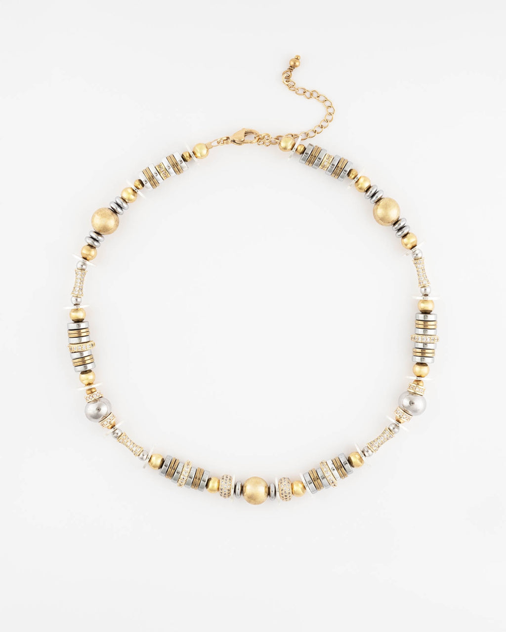 Collier Nefertiti Or Argent