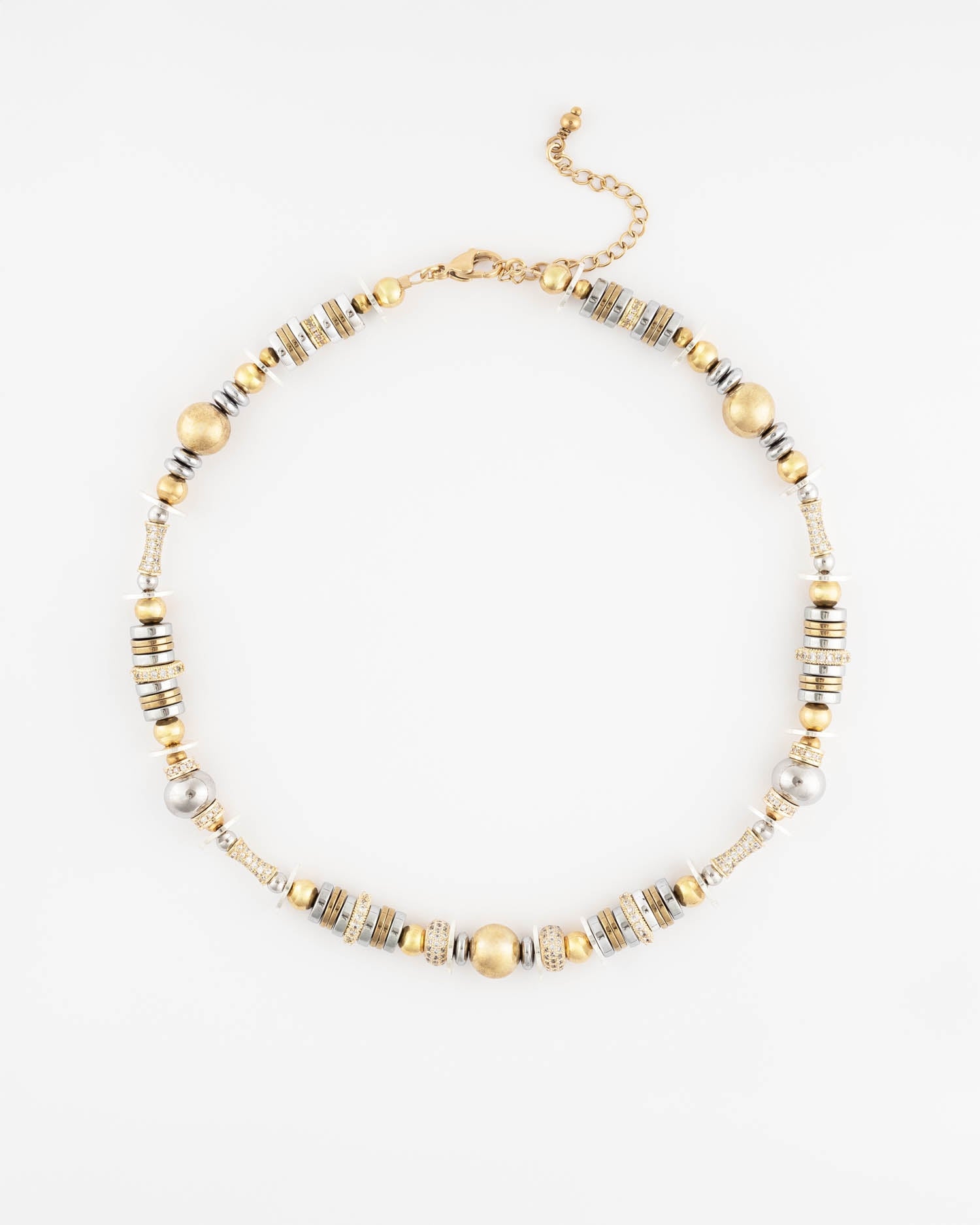 Collier Nefertiti Or Argent