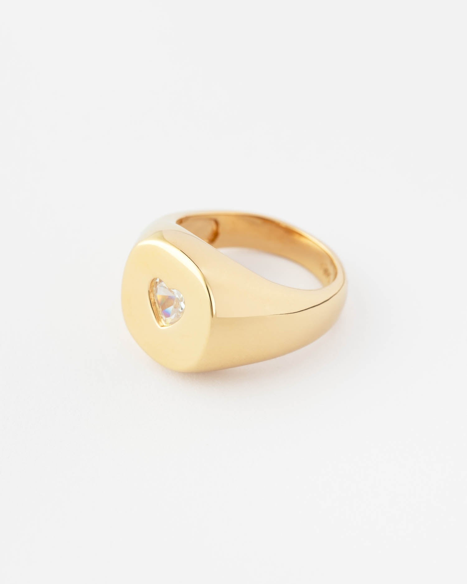 Bague Coeur blanc