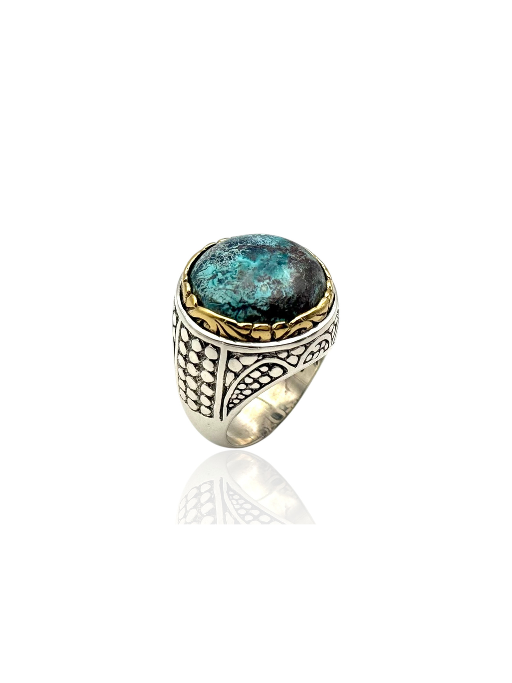 Bague chrysocolle « Terre d’Azur »