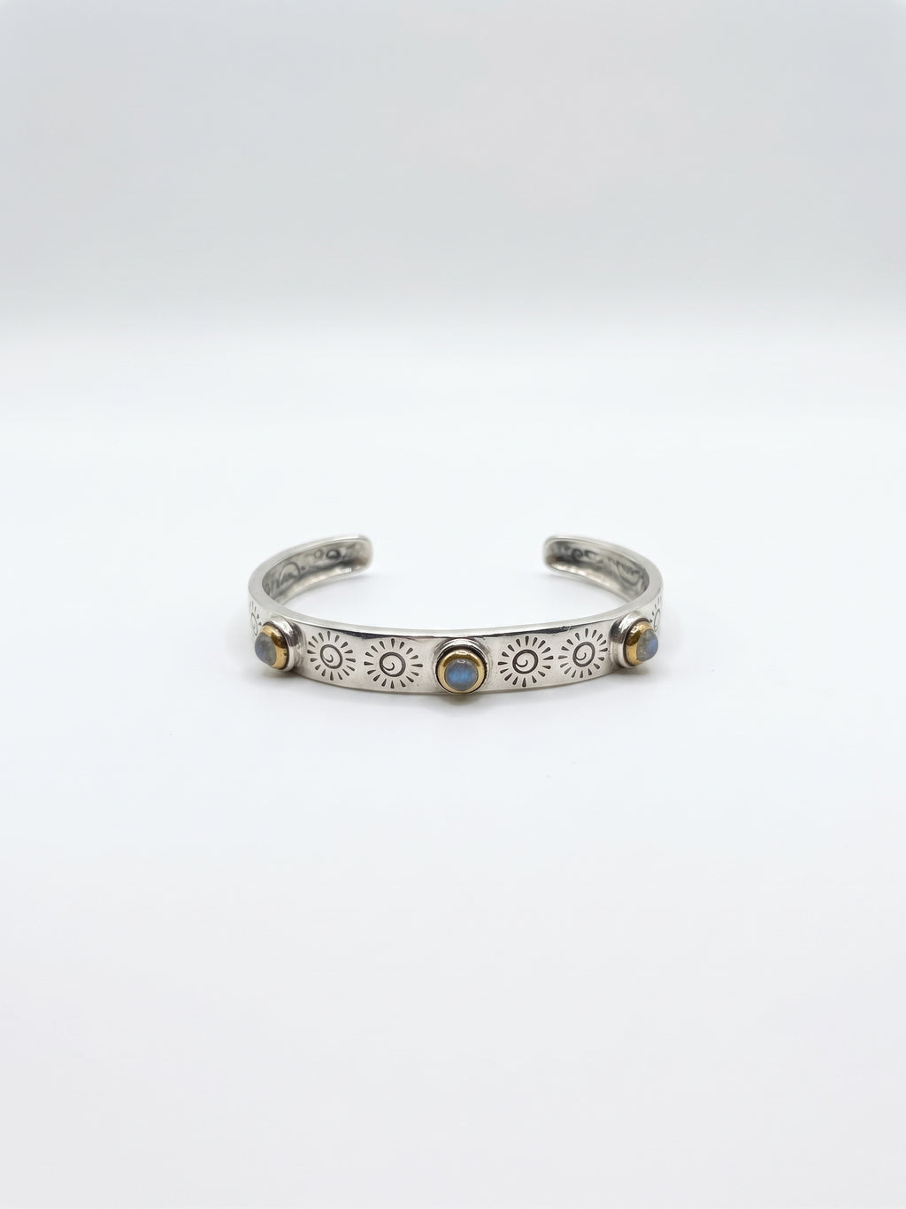 Bracelet jonc labradorite du Canada