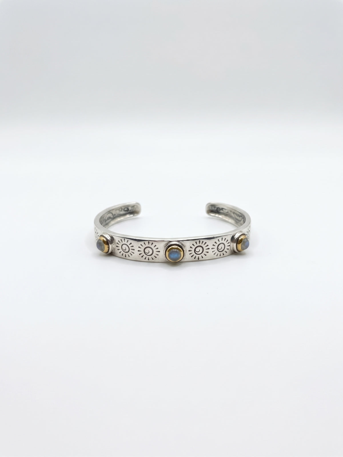 Bracelet jonc labradorite du Canada