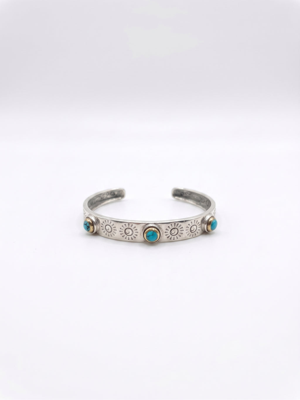 Bracelet jonc turquoise du Tibet