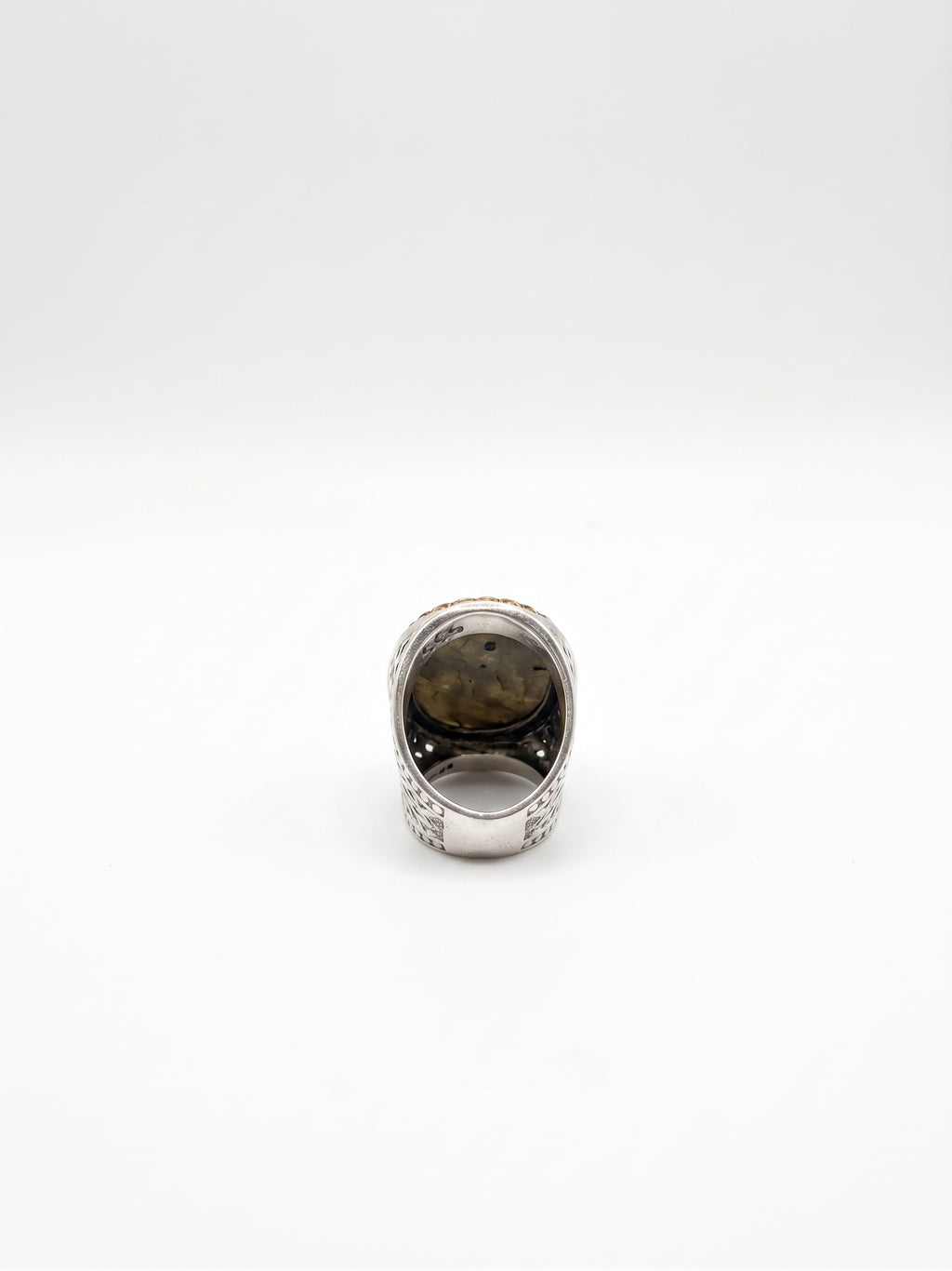 Bague labradorite du Canada - grand modèle