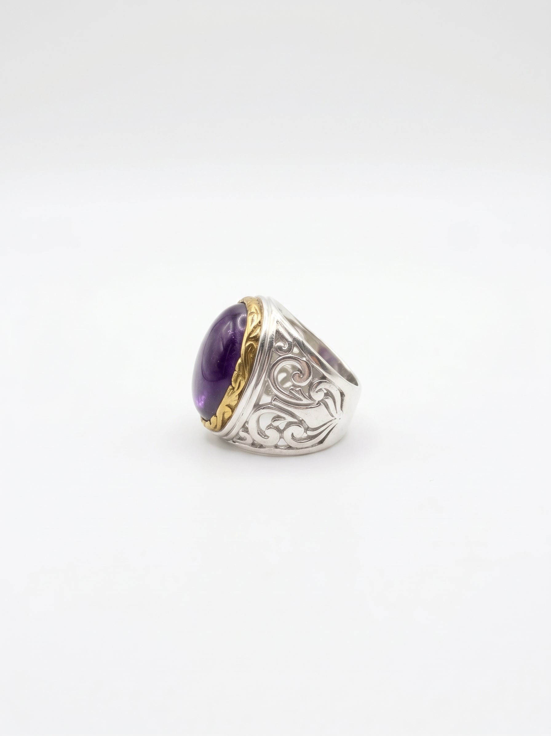 Bague améthyste du Brésil