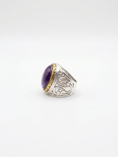Bague améthyste du Brésil