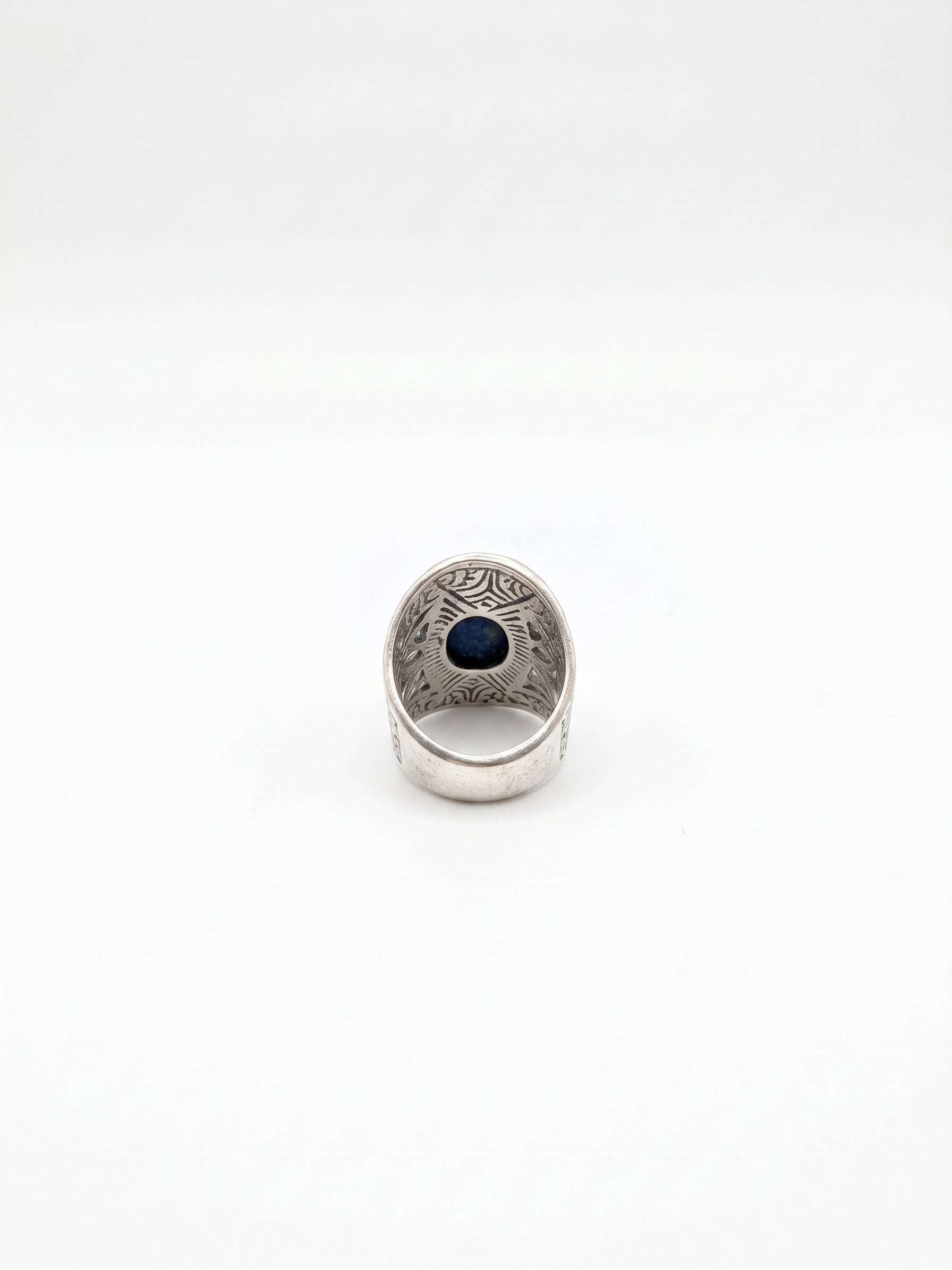 Bague azurite du Pérou