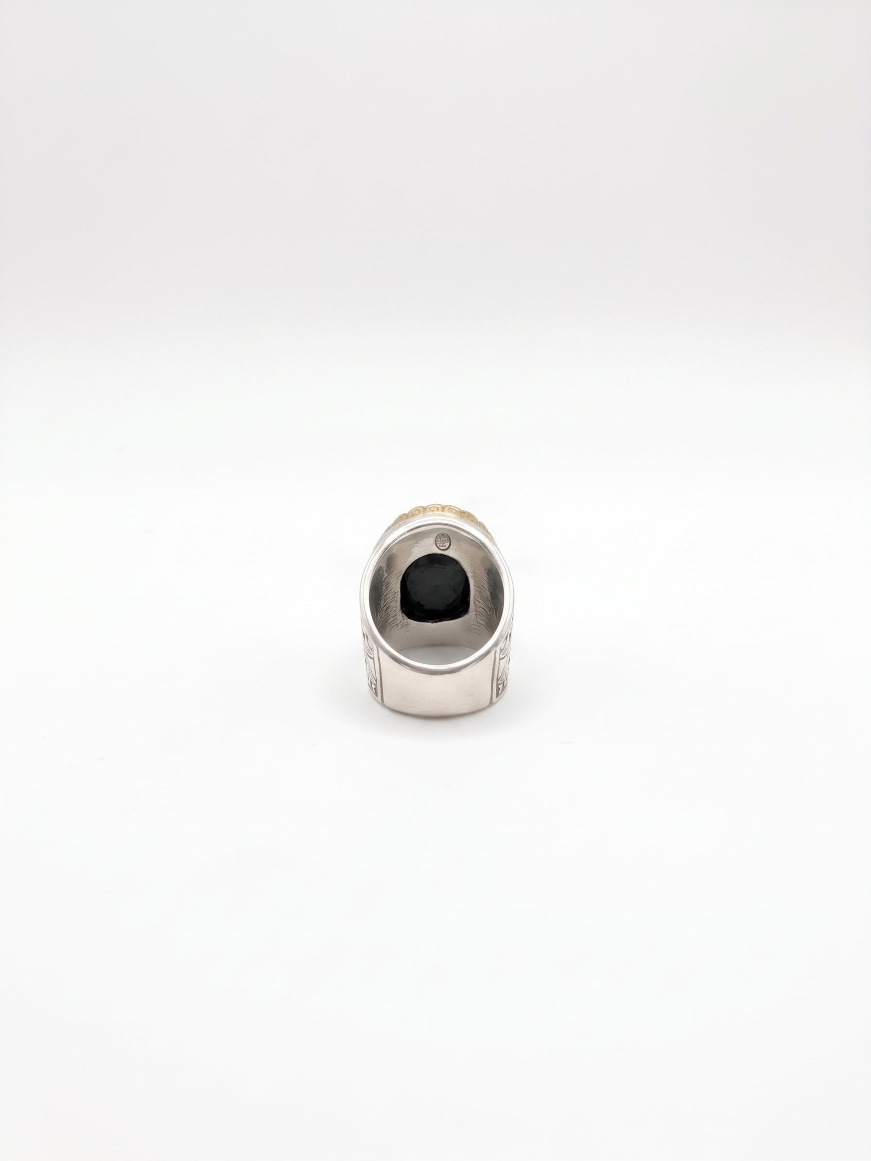 Bague rubis sur zoïsite