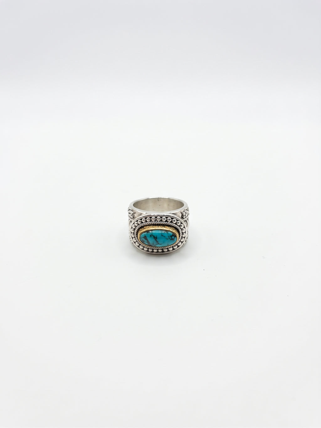Bague turquoise du Tibet