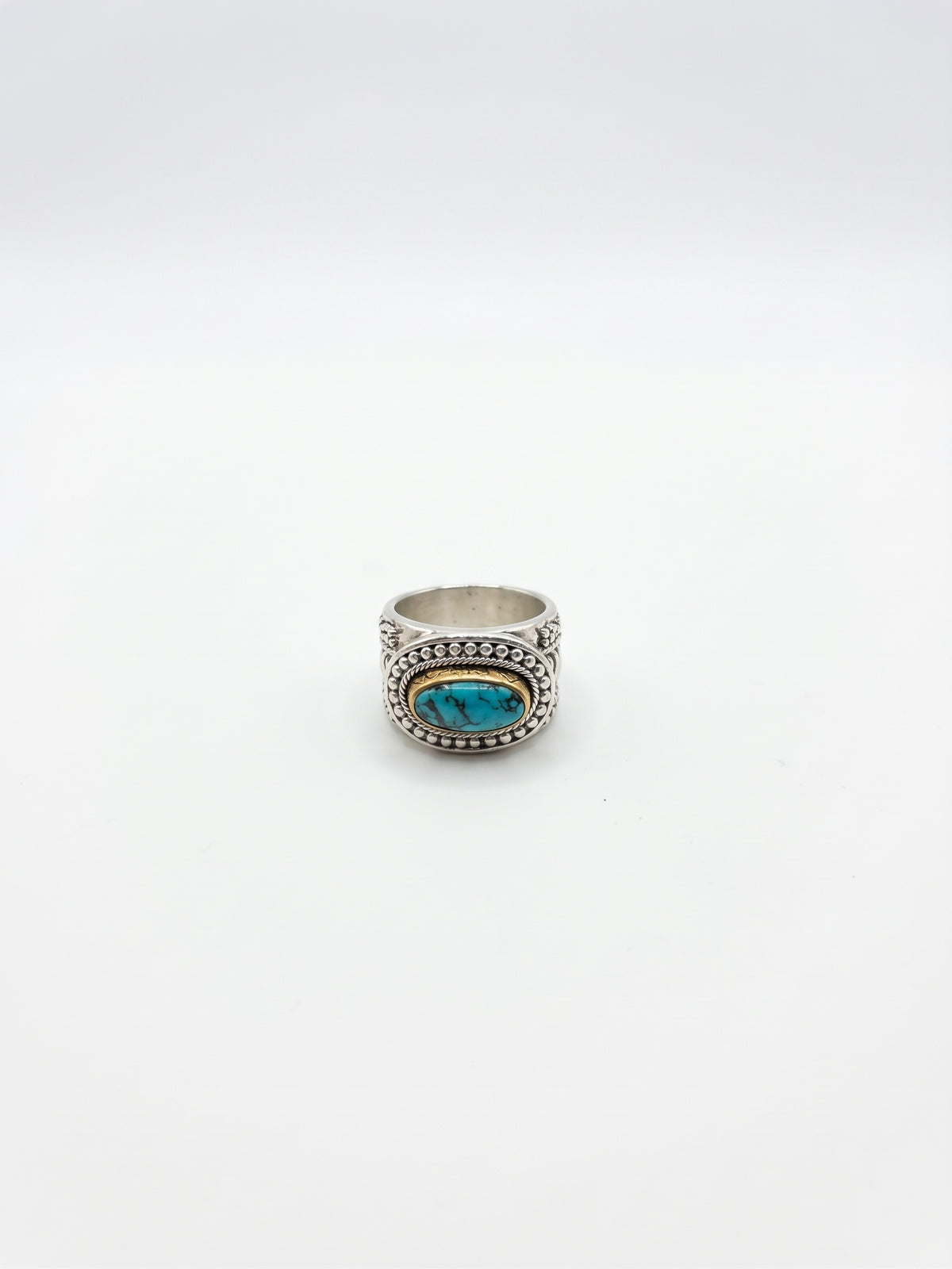 Bague turquoise du Tibet