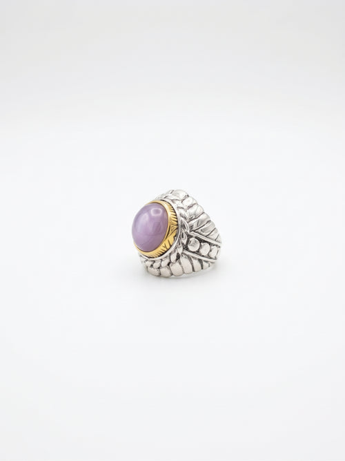 Bague kunzite d’Afghanistan