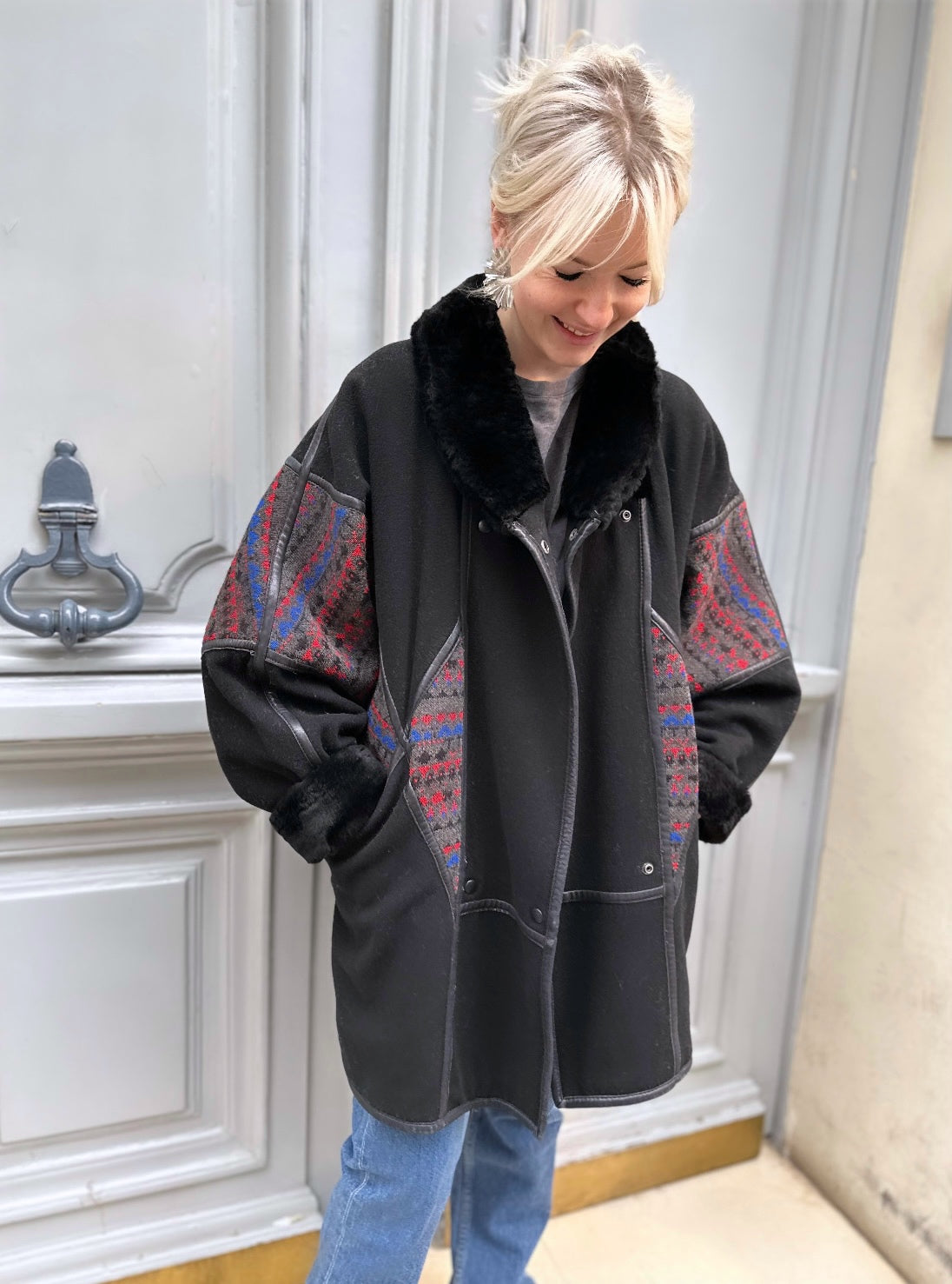Manteau noir Mac Douglas – Le Vintage de Julie