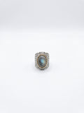 Bague labradorite du Canada