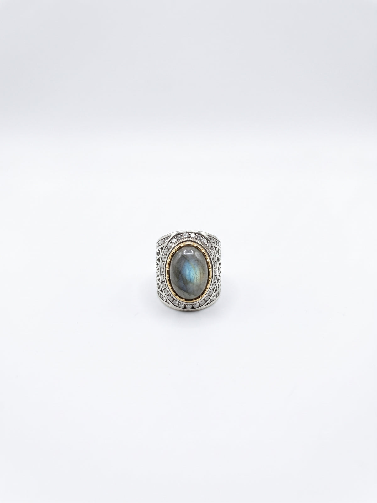 Bague labradorite du Canada