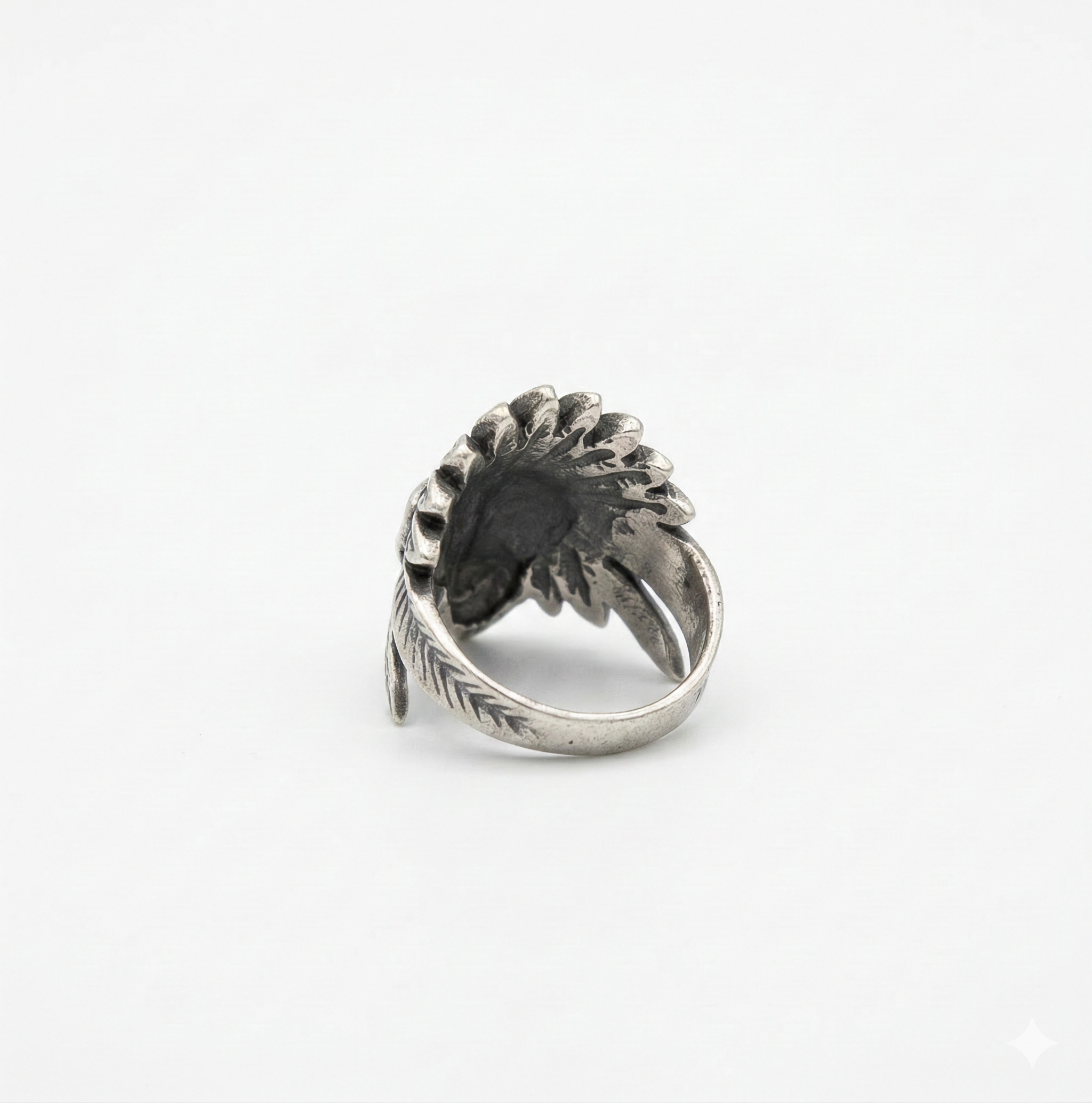 Bague esprit western à coiffe