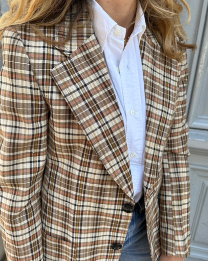 Veste à carreaux