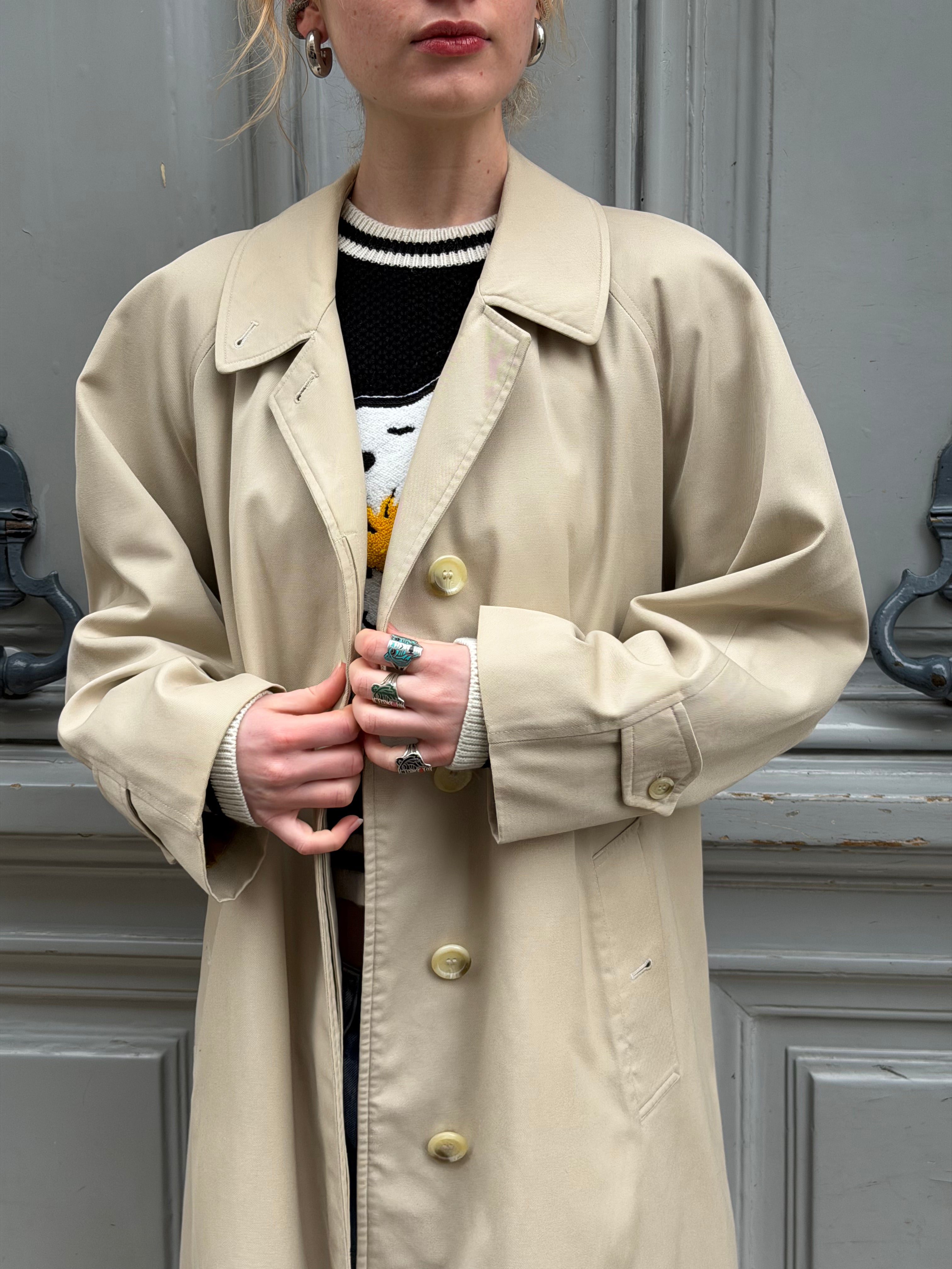 Trench Burberry beige clair